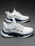 Men's White Sneakers, Breathable, Shock-Absorbing, Elastic And Wear-Resistant Casual Sneakers, Shoes For Men,Trainers for Sale Australia| New Collection Online| SHEIN Australia
