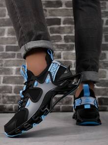 Men's Breathable Mesh Casual Sports Running Shoes, Suitable For All Seasons, For Active Jeans Outfit for Sale Australia| New Collection Online| SHEIN Australia