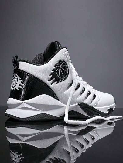 Men's High-Top Basketball Shoes, Non-Slip, Shock-Absorbing, Durable, Sports Basketball Sneakers for Sale Australia| New Collection Online| SHEIN Australia
